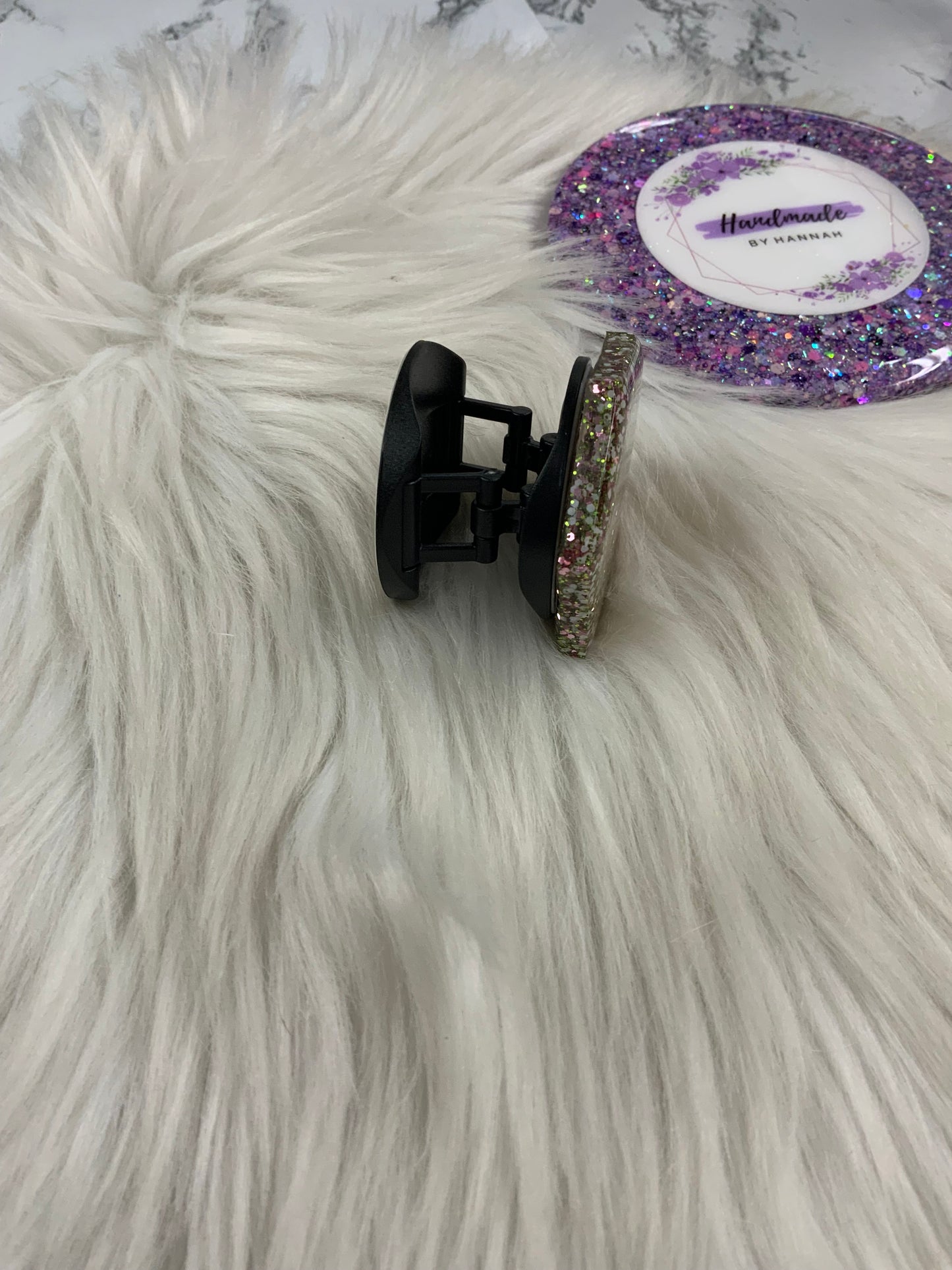 Green/Pink/White Phone Grip