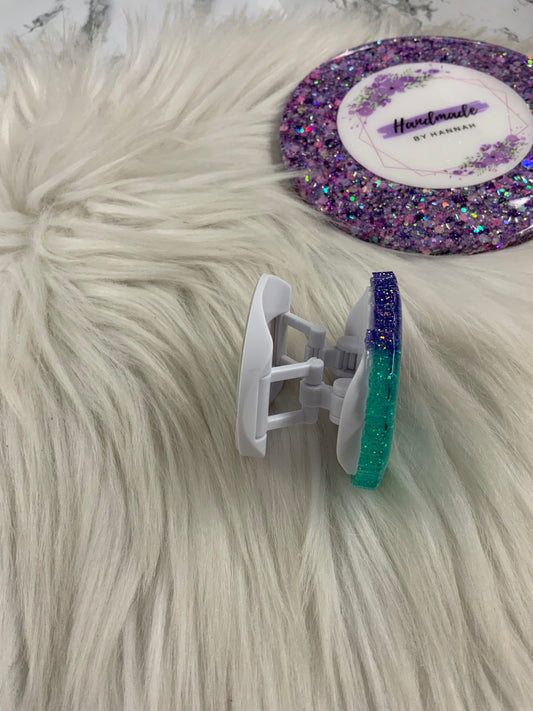 Purple/Turquoise Phone Grip