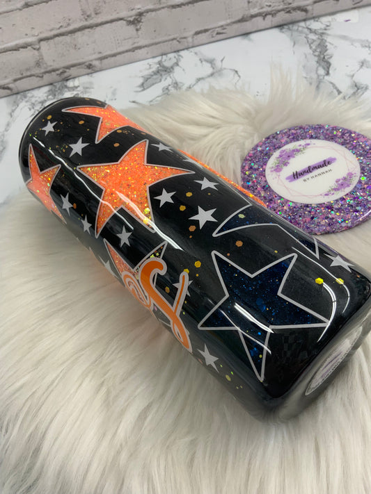 20oz with handle- Baseball Team Theme with Stars