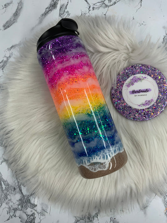 18oz Sunset Beach Tumbler