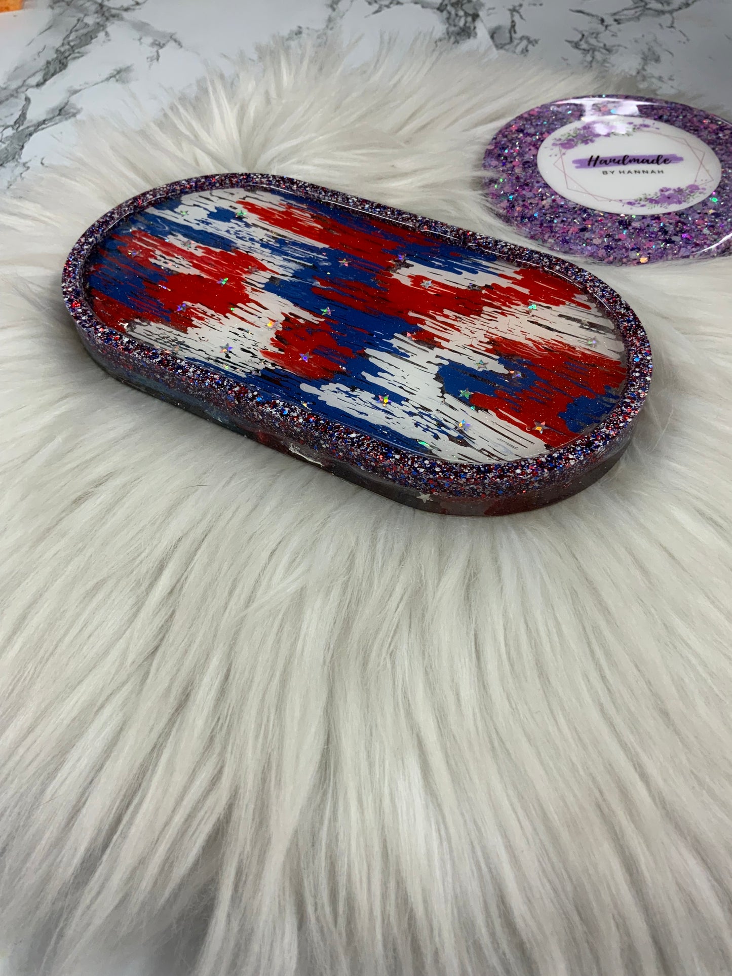 Red, White & Blue Trinket Tray