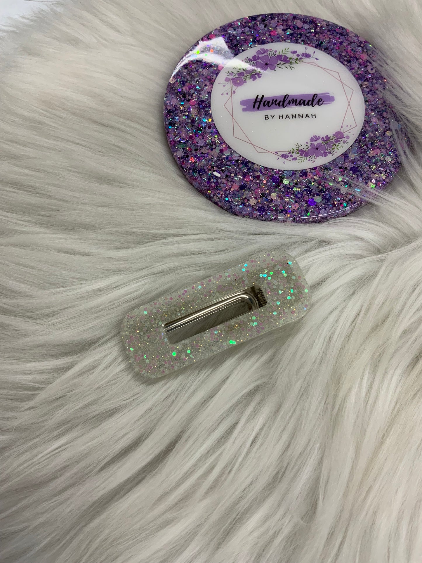 White Hair Clip