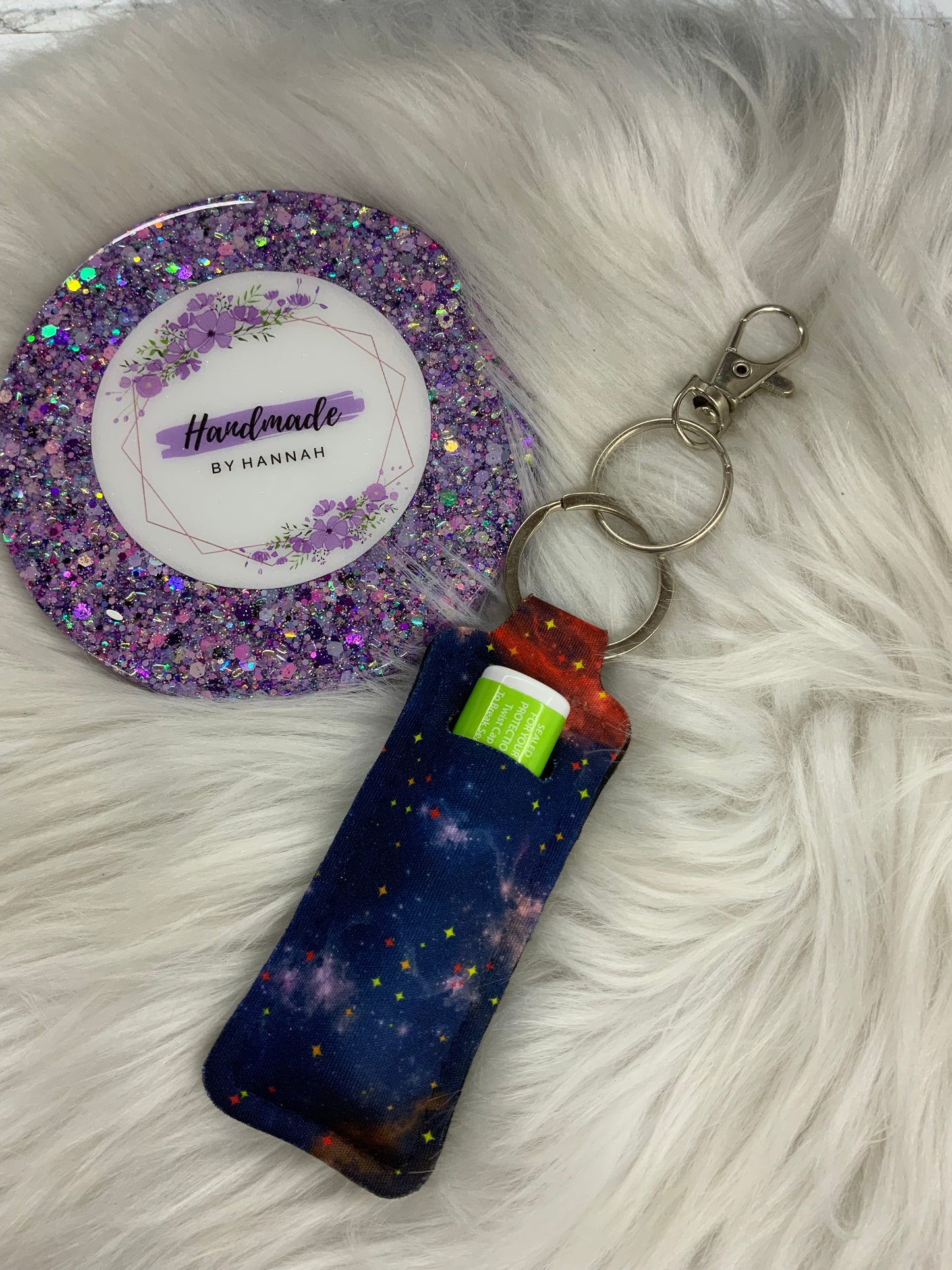 Galaxy Chapstick Holder