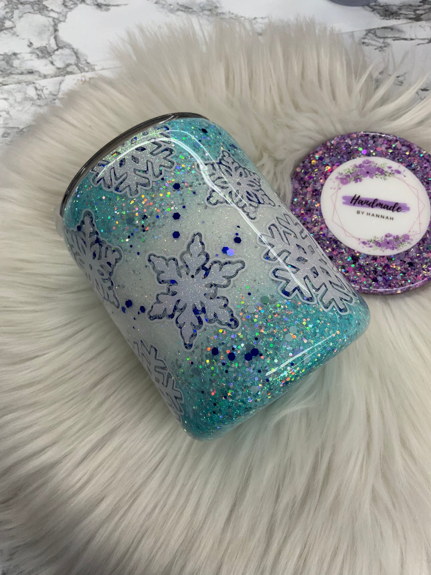 10oz Snowflake Tumbler