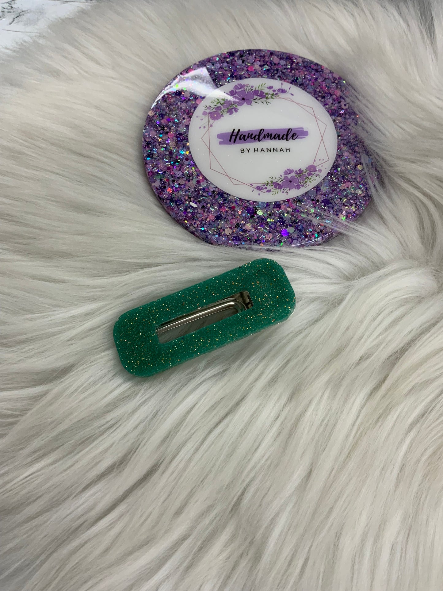 Sea Green Hair Clip