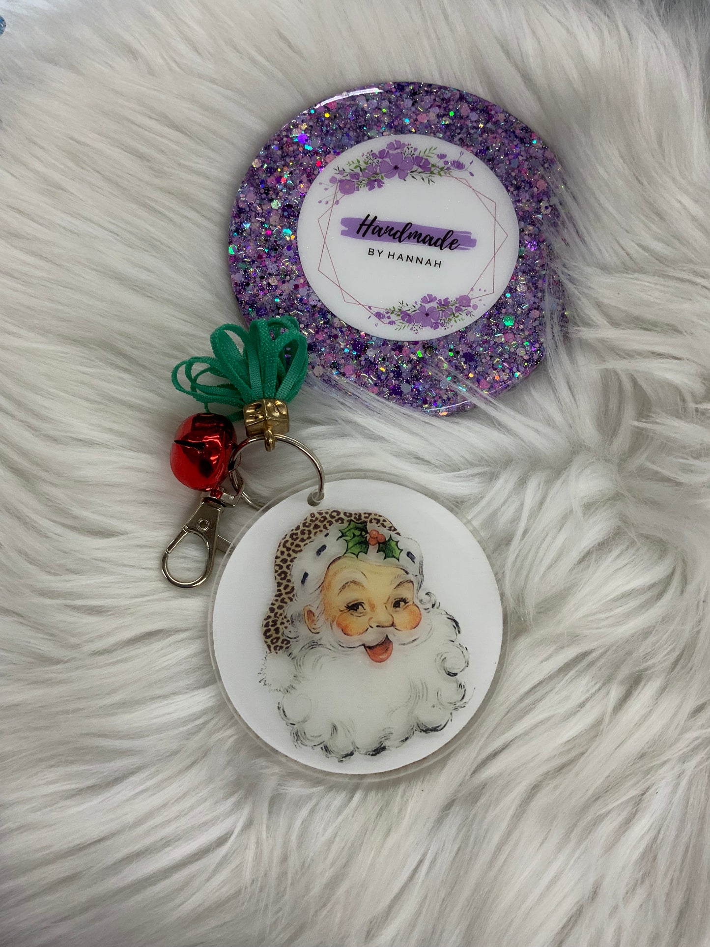 Santa Keychain