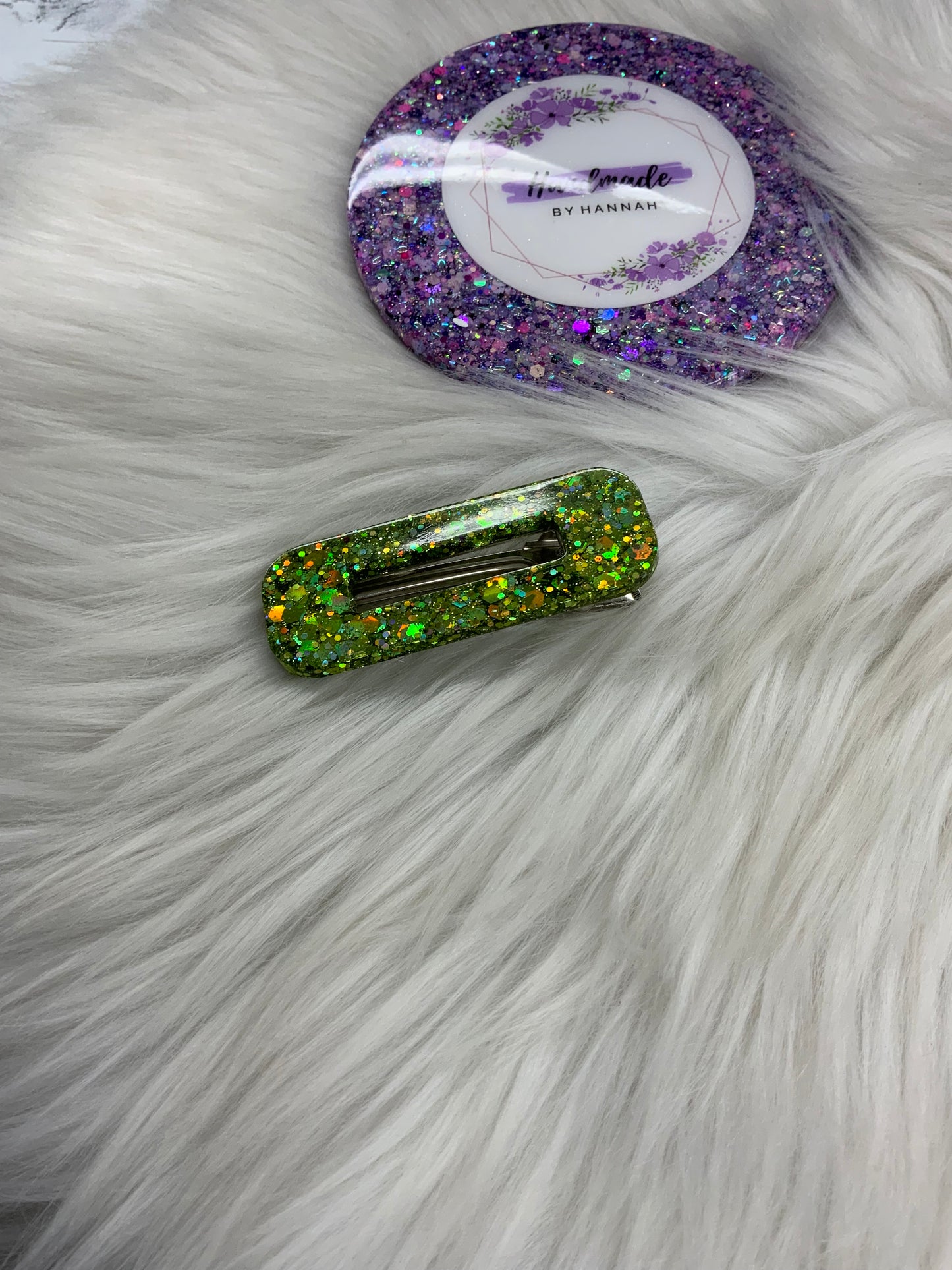 Green Hair Clip