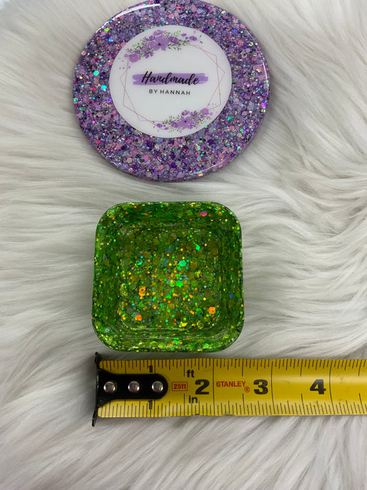 Green Square Trinket Dish