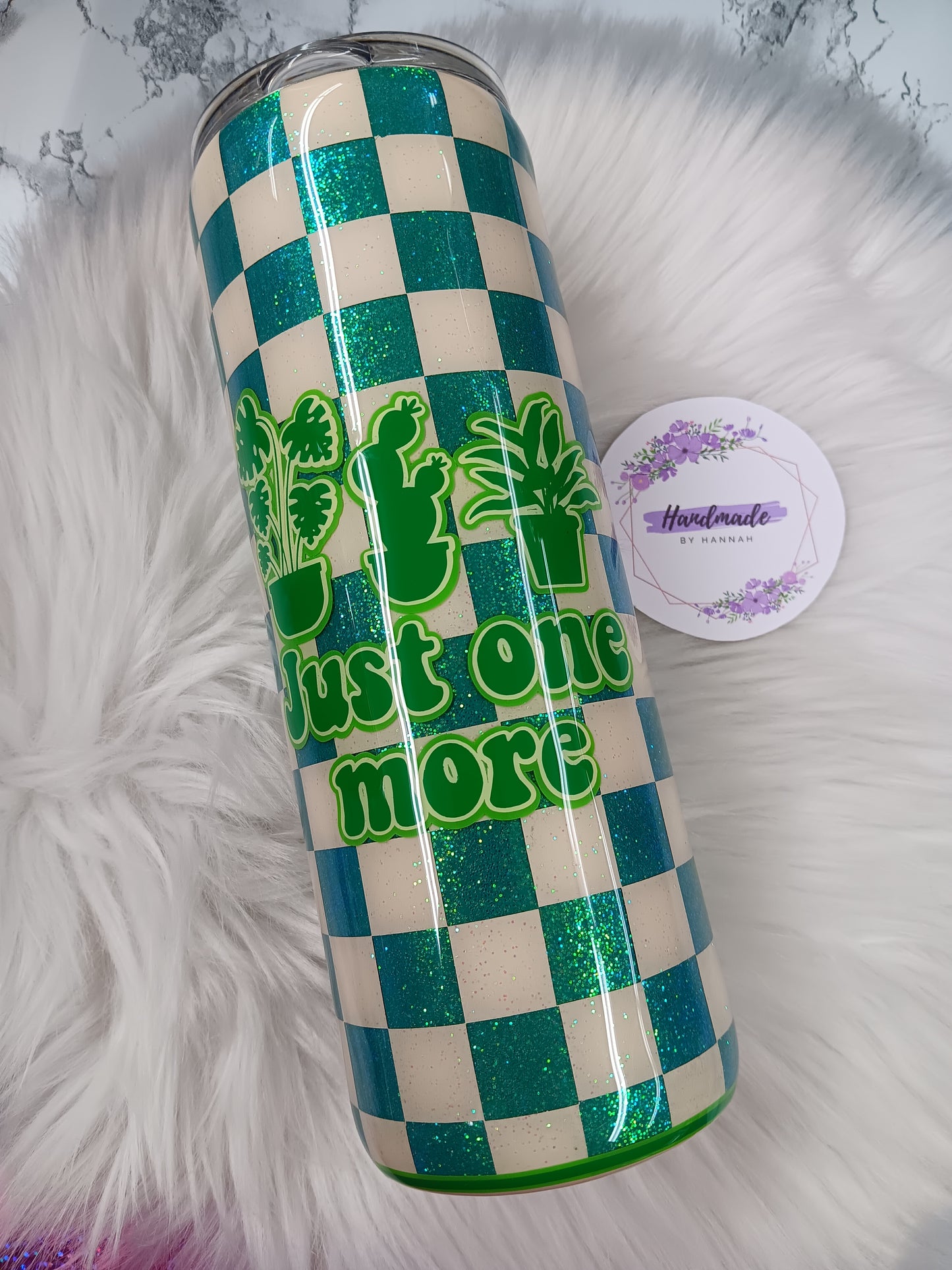 Plants 20 oz Skinny | Vintage Vibes- Tan & Green
