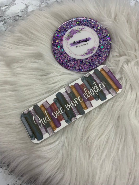Just One More Chapter- Laminated Bookmark
