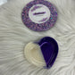 White & Purple Heart Trinket Dish