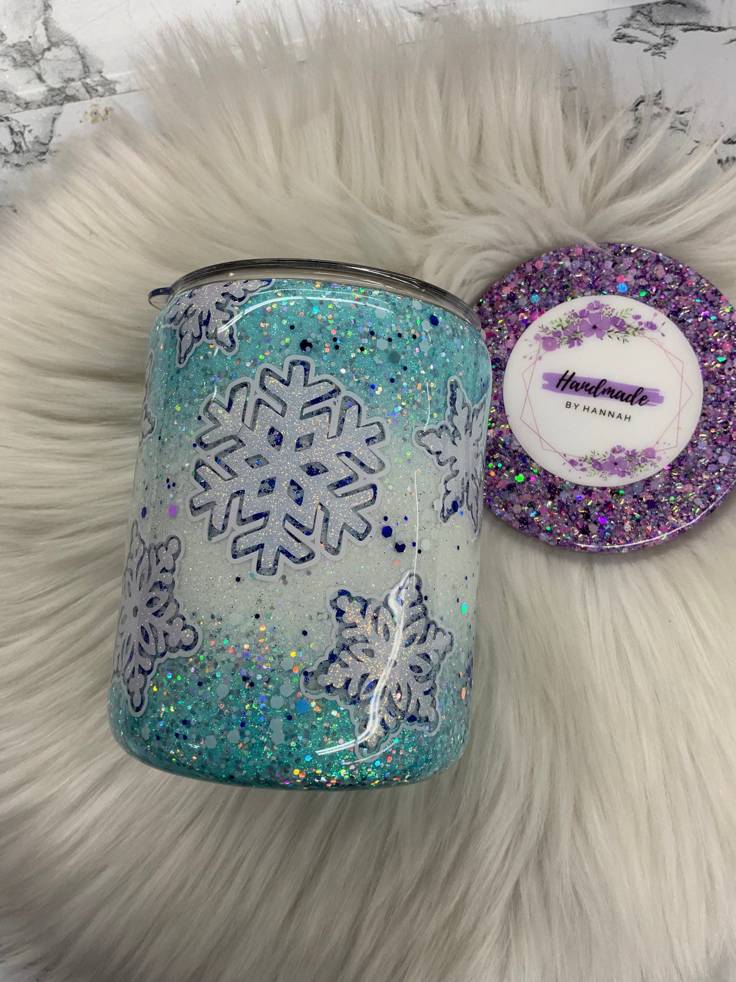 10oz Snowflake Tumbler