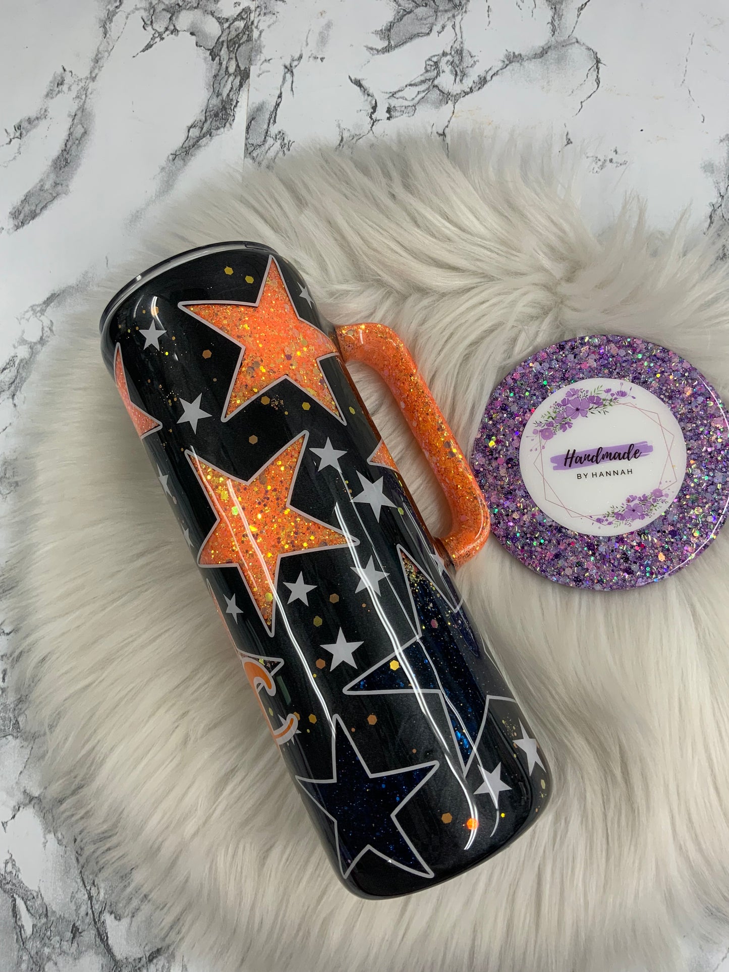 20oz with handle- Baseball Team Theme with Stars