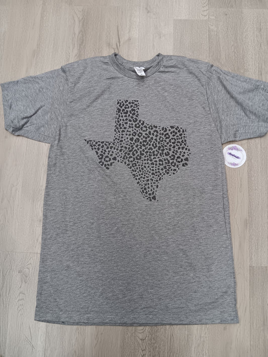 Adult Medium-Texas Leopard (Gray-Unisex Fit)