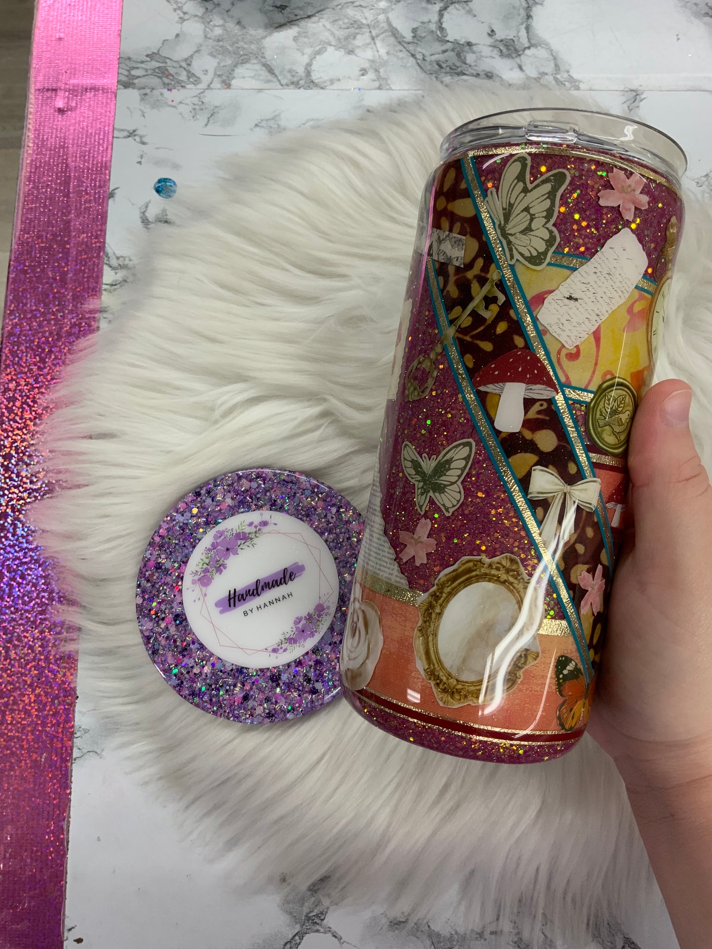 15oz Mushroom Handle Tumbler