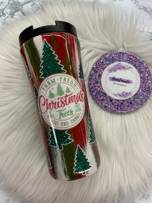 16oz Christmas Tree Farm Tumbler