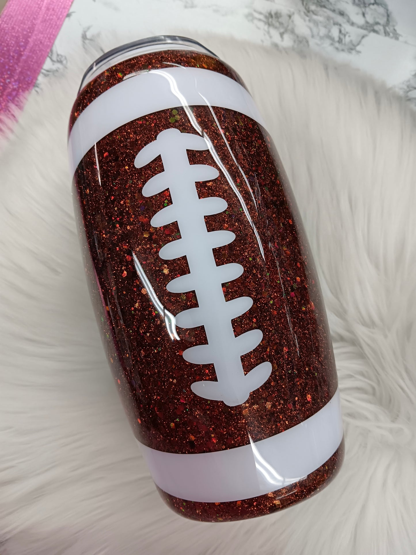 25oz Football Tumbler
