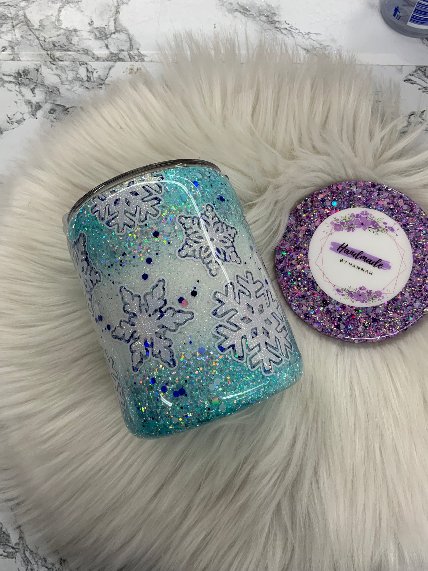 10oz Snowflake Tumbler