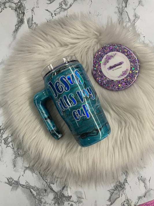12oz Tumbler- Jesus Fills My Cup