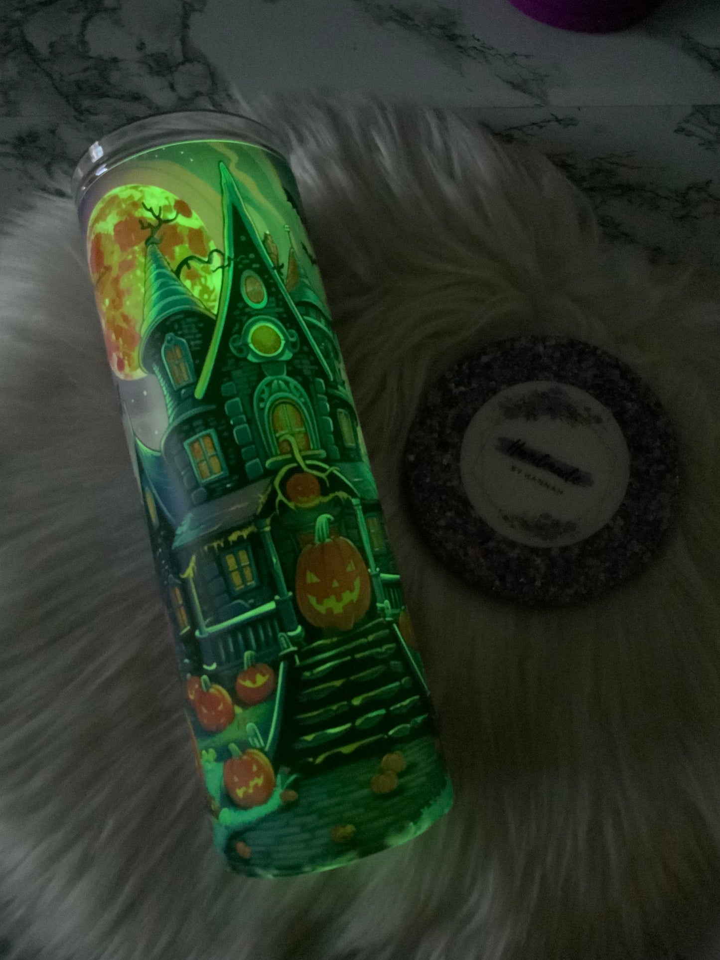 Halloween 20oz Subliamted Tumbler | Glow in the Dark