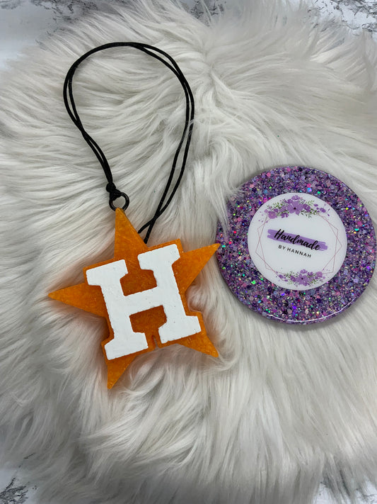 Baseball Car Freshie | No Glitter | Scent: Black Frost