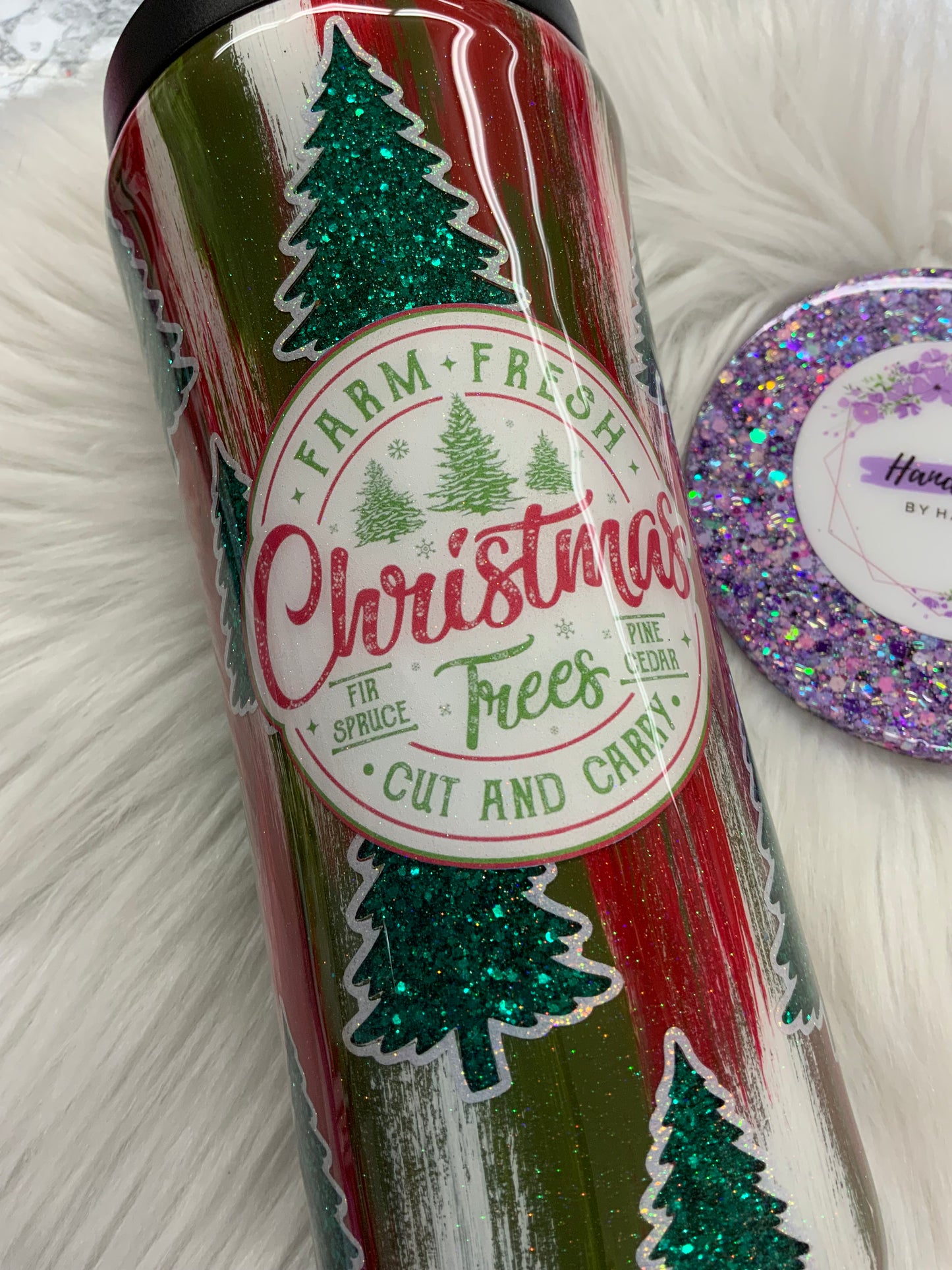 16oz Christmas Tree Farm Tumbler