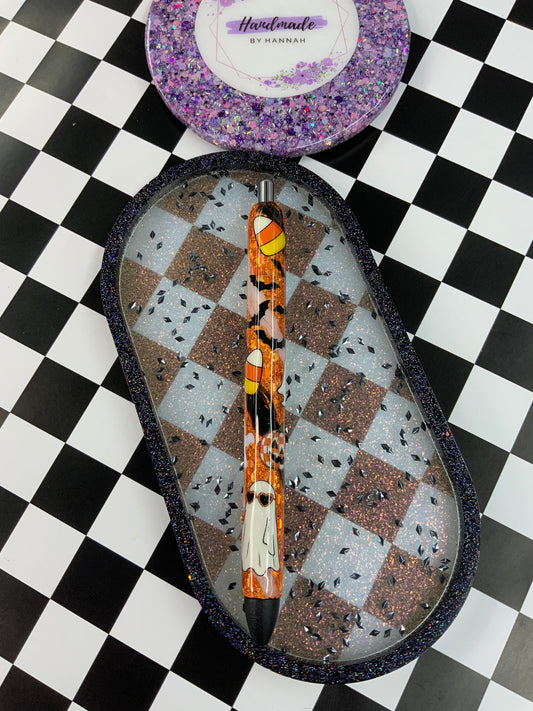 Bats, Ghosts & Candy Corn Refillable Pen