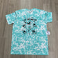 Adult Large- I Let the Dogs Out (Turquoise/Aqua Tie Dye- Unisex Fit)