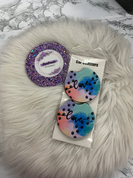 L🐾ve Car Coasters