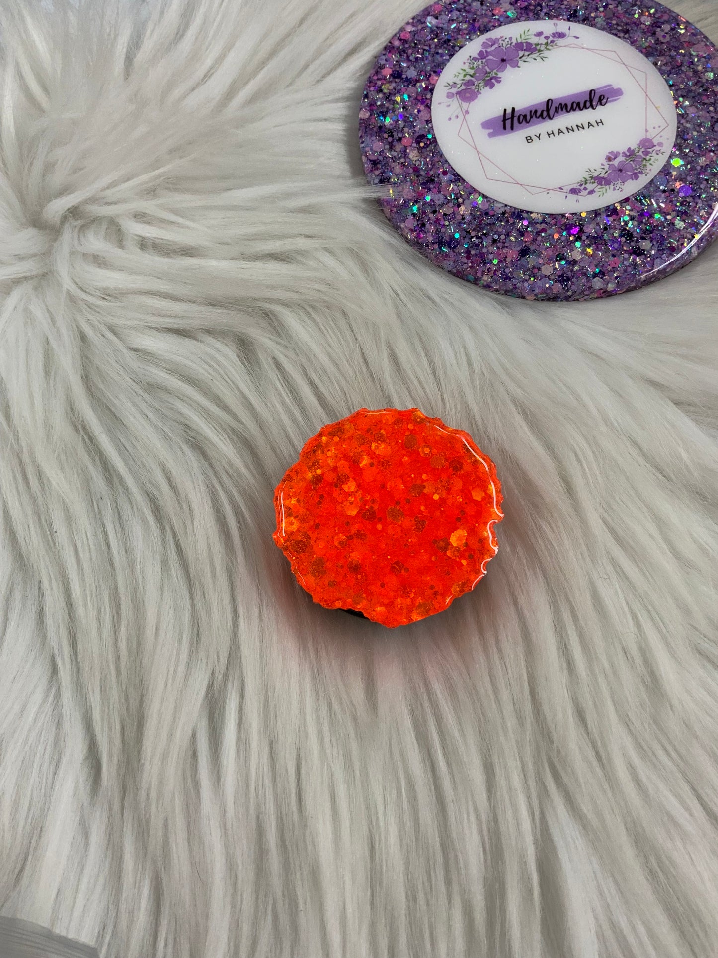 Orange Phone Grip