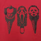 Adult XL- Horror Ice Cream (Red Unisex Fit)