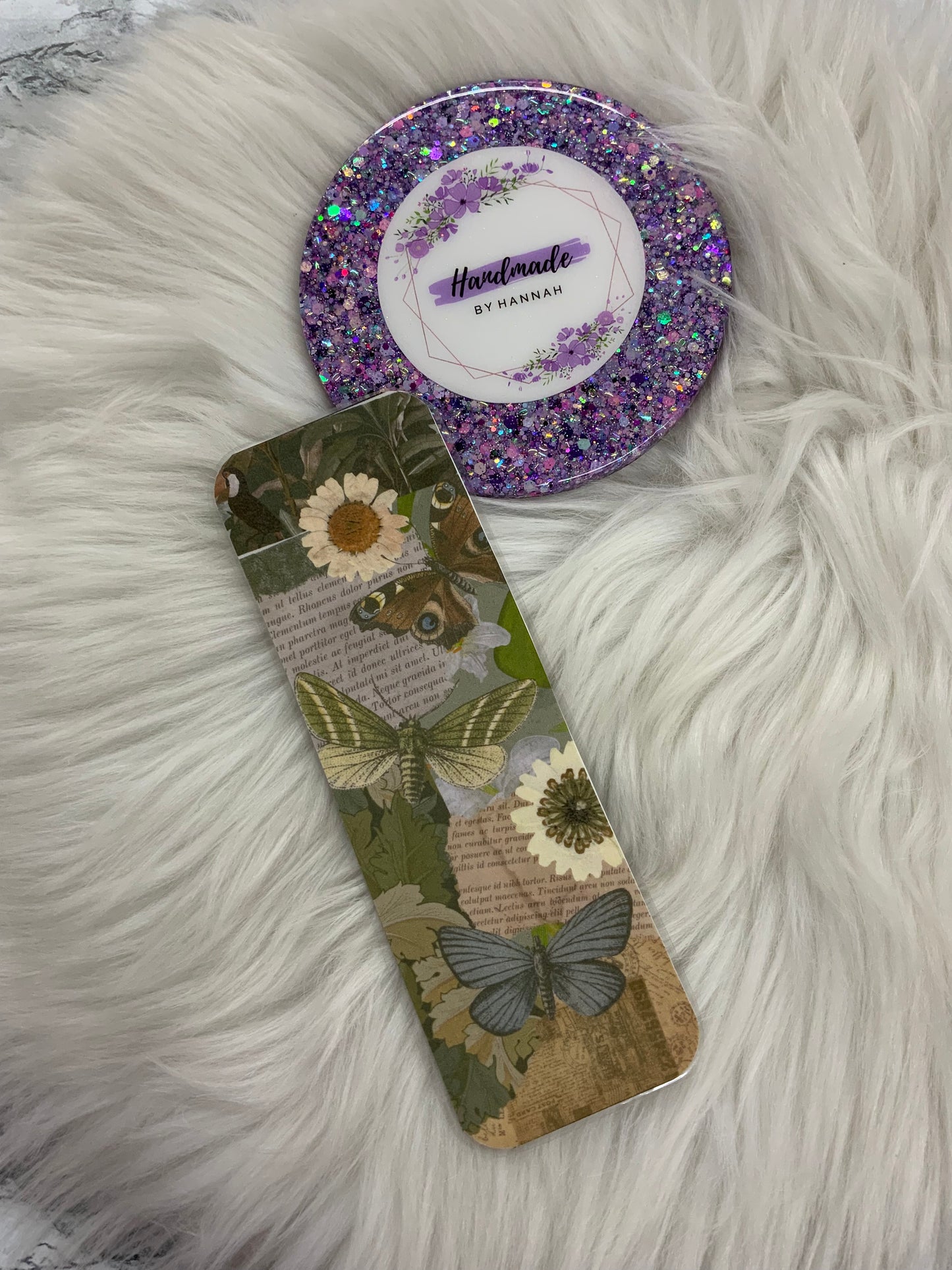 Whispers & Wings- Laminated Bookmark