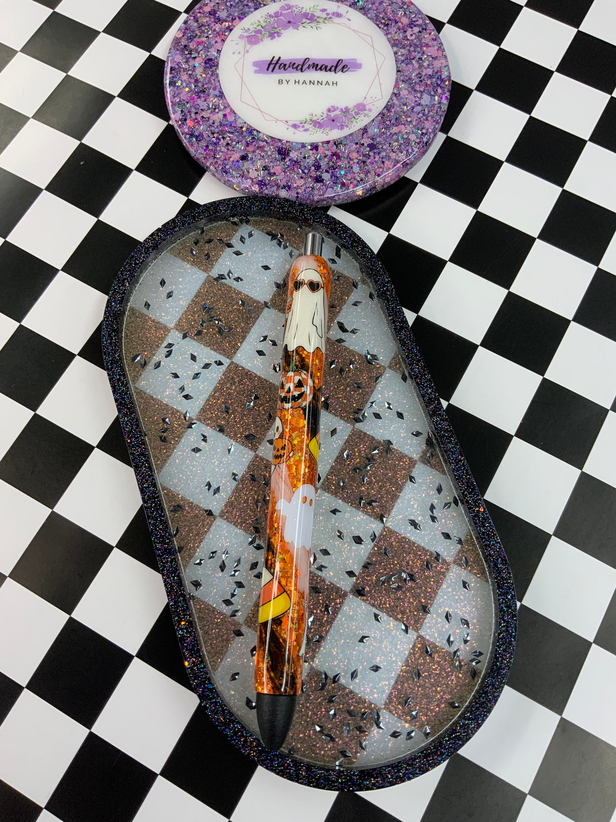 Bats, Ghosts & Candy Corn Refillable Pen