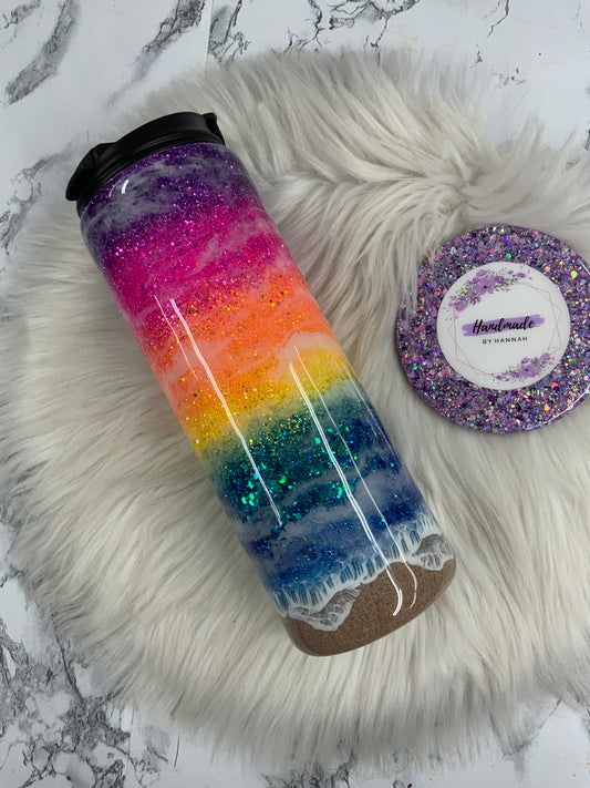 18oz Sunset Beach Tumbler