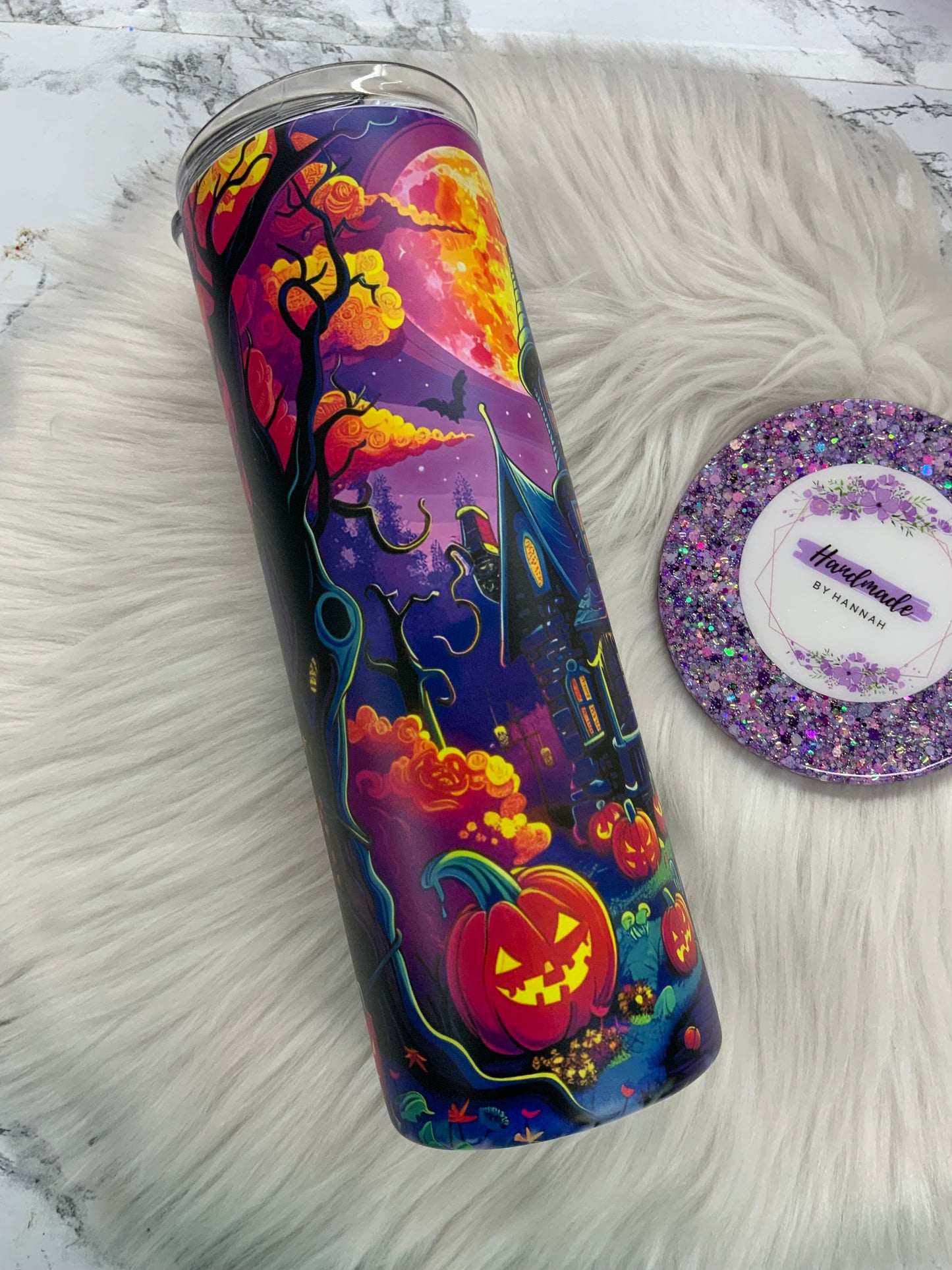 Halloween 20oz Subliamted Tumbler | Glow in the Dark