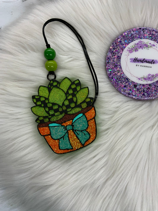 Succulent Car Freshie | Scent: Baccarat Red