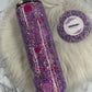 30oz Butterflies & Roses with Screw on Lid