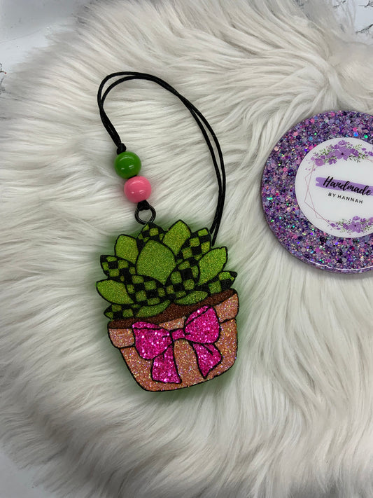 Succulent Car Freshie | Scent: Malibu Barbie