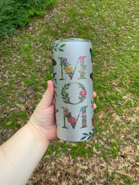 15oz Mom Floral Sublimated Tumbler