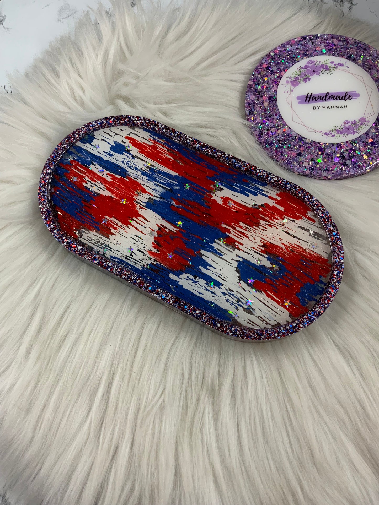 Red, White & Blue Trinket Tray