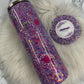 30oz Butterflies & Roses with Screw on Lid