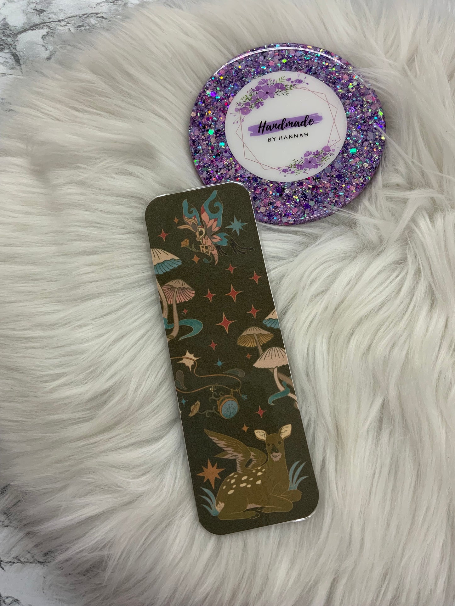 Whimsy in the Woods- Laminated Bookmark