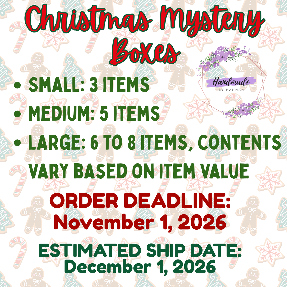 PRE-ORDER: Vintage Christmas Mystery Box