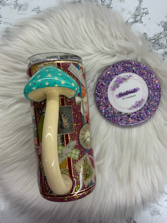 15oz Mushroom Handle Tumbler