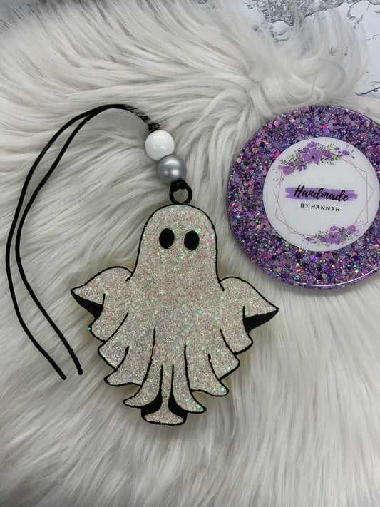Ghost Car Freshie | Scent: Vanilla Pumpkin Marshmallow