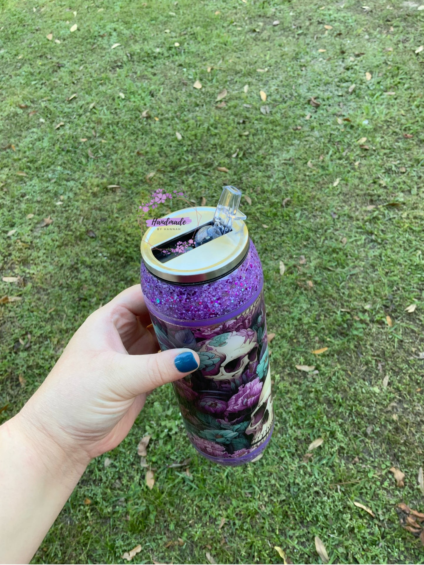 17 oz Spooky Skull Tumbler