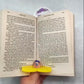 Clear Glitter Book Page Holder