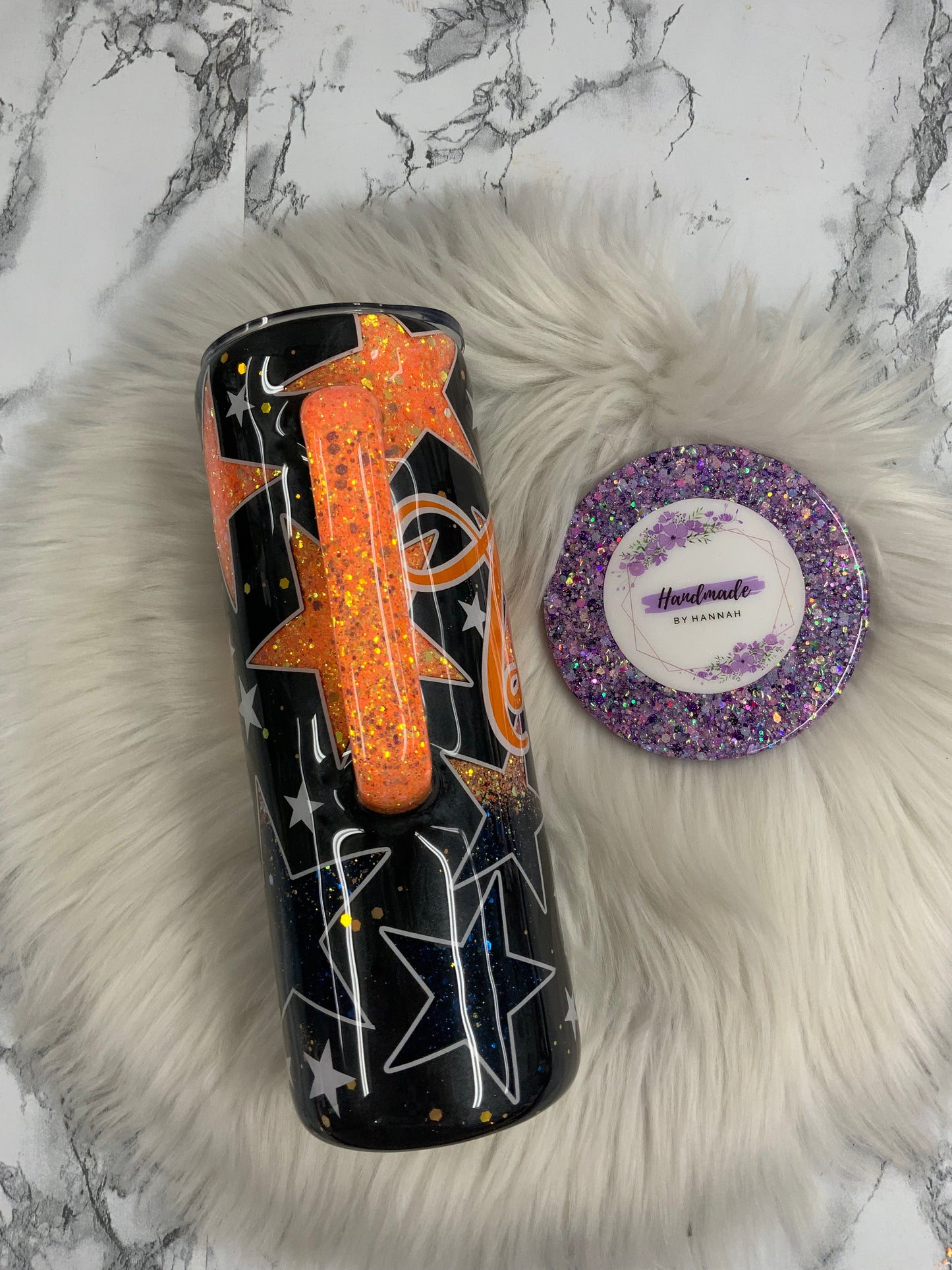 20oz with handle- Baseball Team Theme with Stars