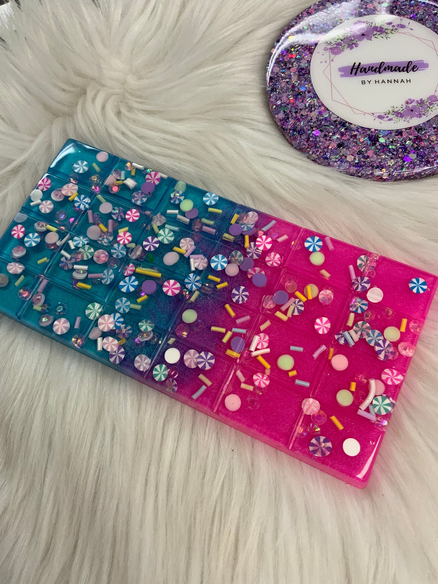 Blue & Pink Candy Bar Prop