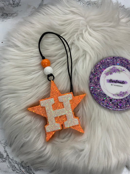 Baseball Car Freshie | Glow in the Dark | Scent: Jamaican Me Crazy